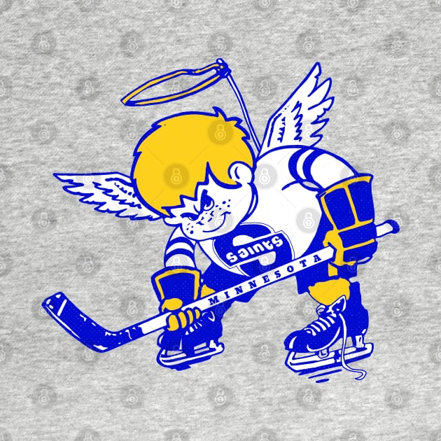 Classic Minnesota Fighting Saints Hockey 1973 by LocalZonly